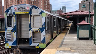 NYC Subway: R110A Pump Train P8001,P8002 and P8005 Transfer on the 1 Line