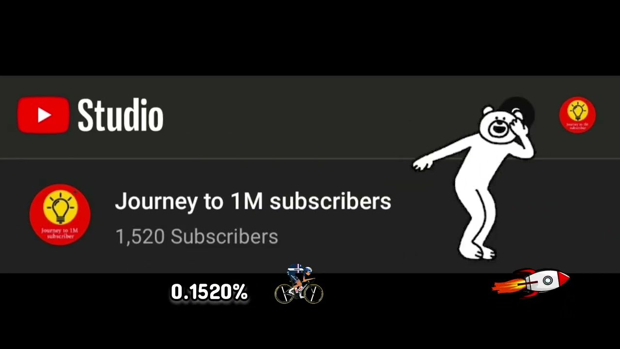 Journey 014 - (0.1520%) We are moving up faster than before | thank you 1520 Subscribers.