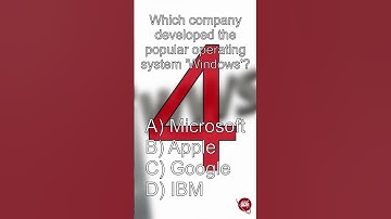 Quiz: Which company developed the popular operating system 