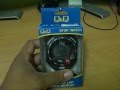 Q&Q StopWatch MF01J001Y Review