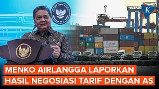 Menko Perekonomian Airlangga Laporkan Negosiasi Tarif AS ke Presiden Prabowo