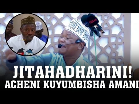 SHEIKH SHAFII GIVES A STRONG WARNING STOP DISTURBING THE PEACE OF THE COUNTRY AND ATTACKING PEOP