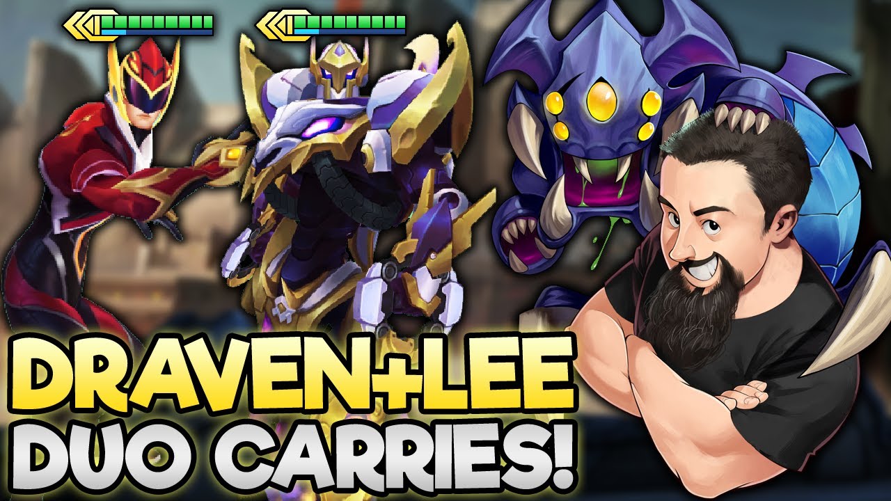3 Star Draven/Lee Sin - 3 Supers Reroll Duo Carries!! | TFT Monsters Attack | Teamfight Tactics