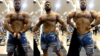 Hunks Arab Bodybuilder - Mohsen Entezarii - Posing Gym