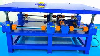 Motorized synchronizing heavy lifting platform with multiple screw jacks