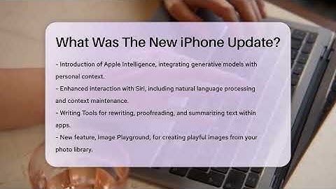 What Was The New iPhone Update? - Talking Tech Trends