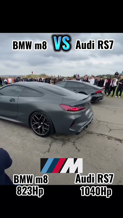 BMW M8 VS AUDI RS7 #car