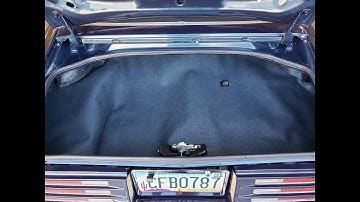 1974 Pontiac 455 Trans Am Detail and Restoration Part 21. Restore the trunk.