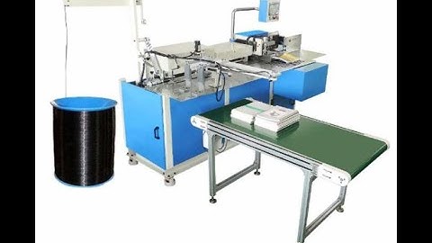 Automatic single wire binding machine with punching/single loop spiral punching and binding machine