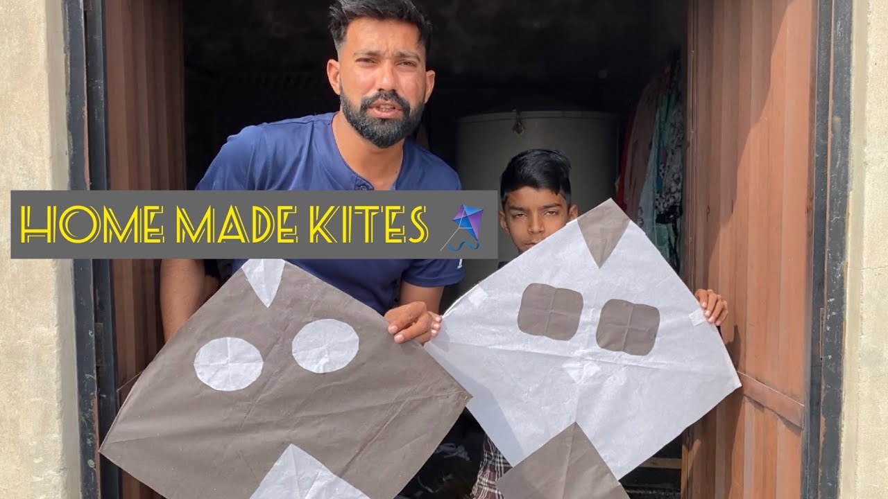 Home Made KiTES 🪁🪁🪁👈#basant #kite #mustwatch #viral #ytviral - YouTube