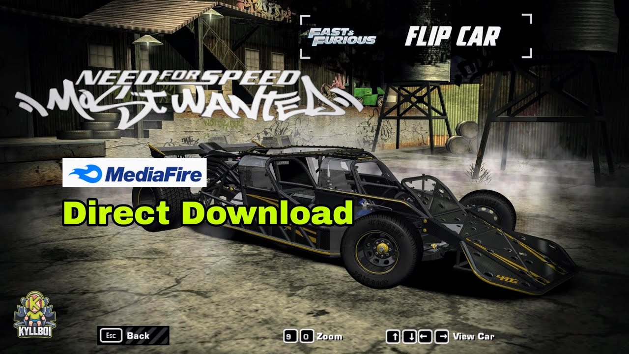 NFS Most Wanted: Add the INSANE Fast & Furious Flip Car! (400+ km/h, Flips EVERYTHING!)