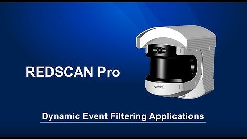 Dynamic Event Filtering: OPTEX REDSCAN Pro