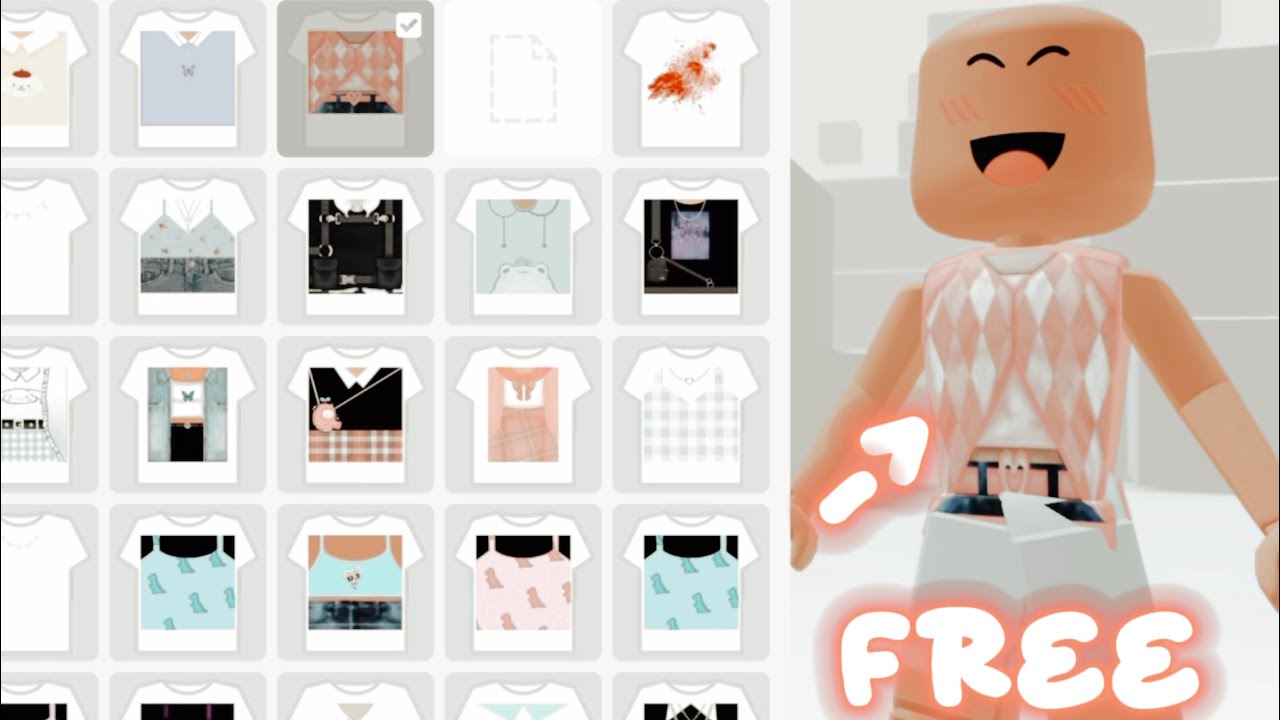 Oh my look at this roblox T-shirts u can take for free! : u