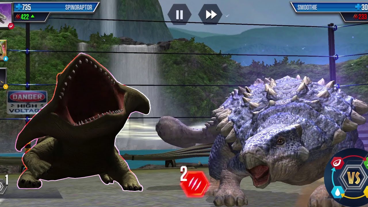 Team Dino SPINORAPTOR VS Team Dino SMOOTHIE Ep345 