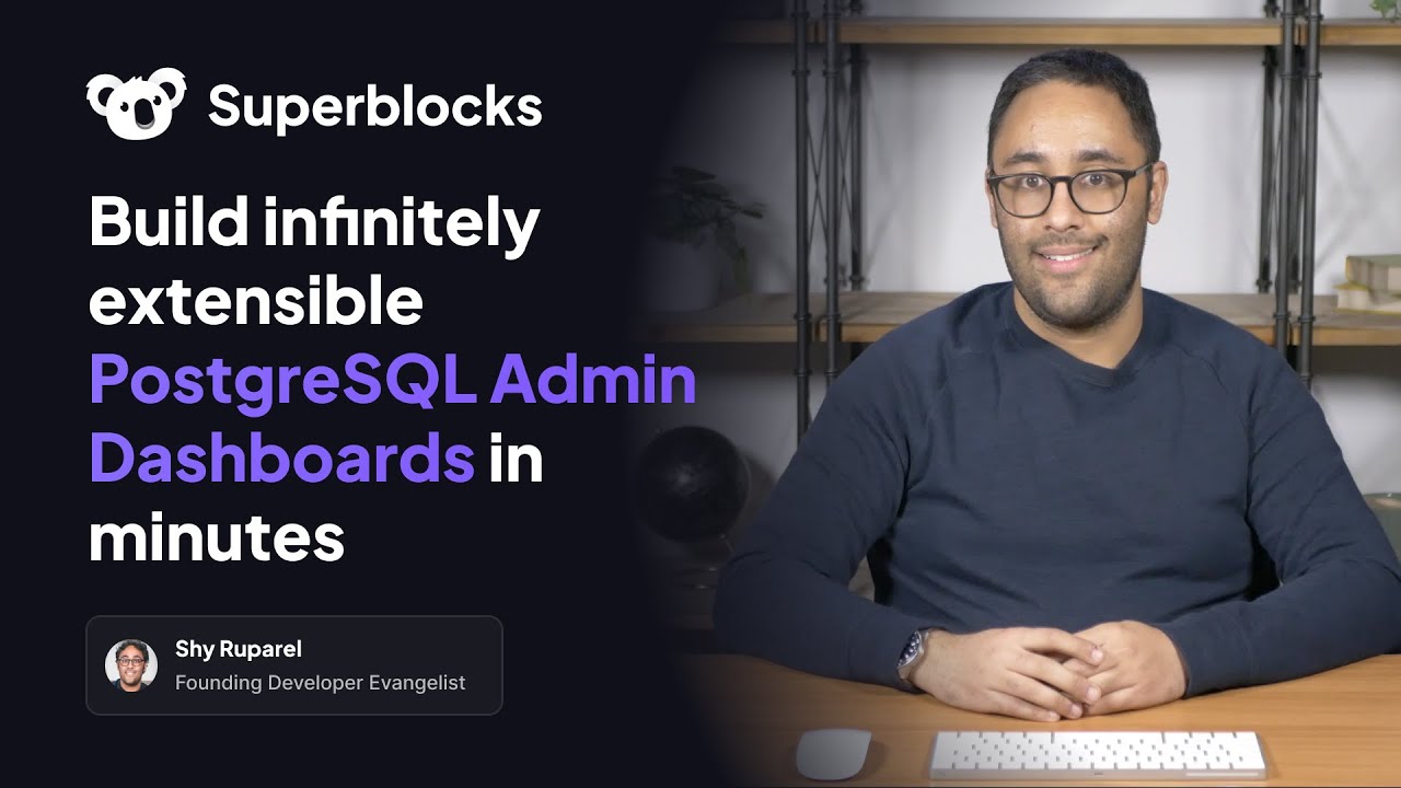 Build infinitely extensible PostgreSQL Admin Dashboards in minutes ...