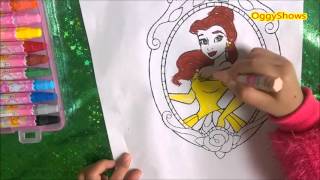 Disney Princess Belle Coloring Book For Kids