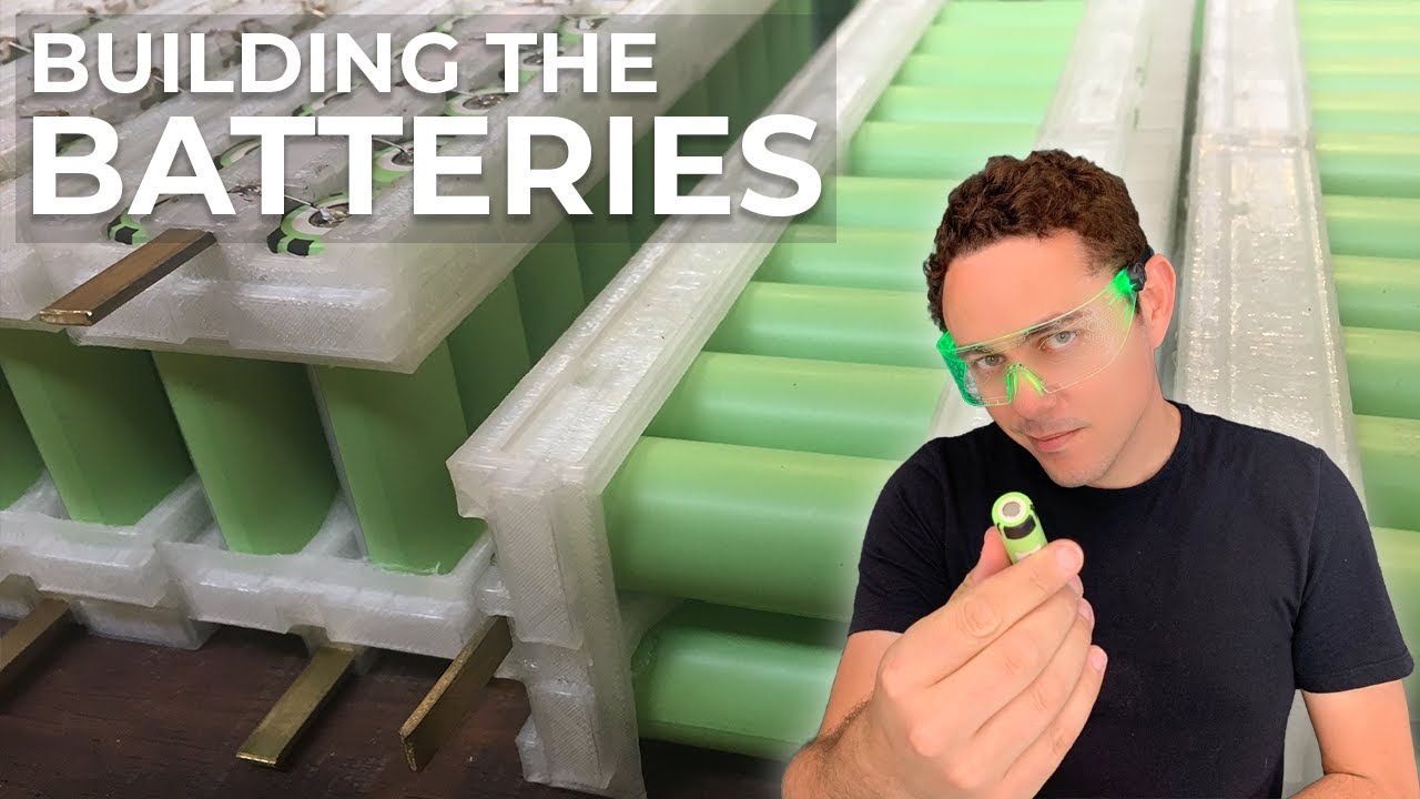 How to build batteries - EP5: Building Enterguise an Electric Art Car for Burning Man. DIY 18650