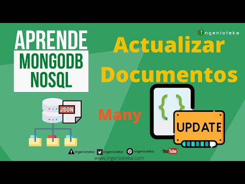 📤26: ACTUALIZAR VARIOS documentos  en mongodb. updateMany | @Ingenioteka