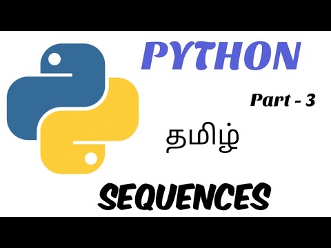 Sequences in Python | Python | Tamil | Part - 3 | CSE - YouTube