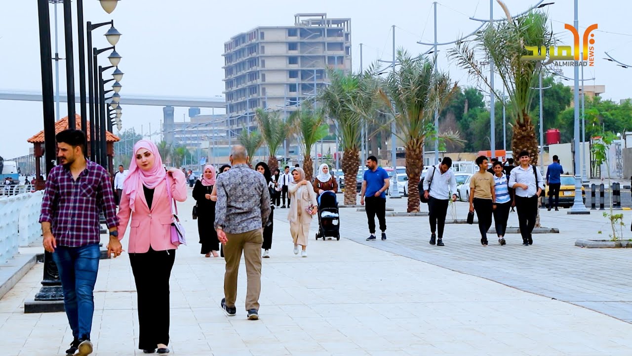 كورنيش العشار .. بعد صيف طويل .. طقس جميل، طفل متنكر وهاربون من ضغوط الحياة