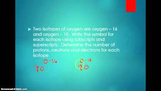 Unit 2 - Isotopes and atomic mass