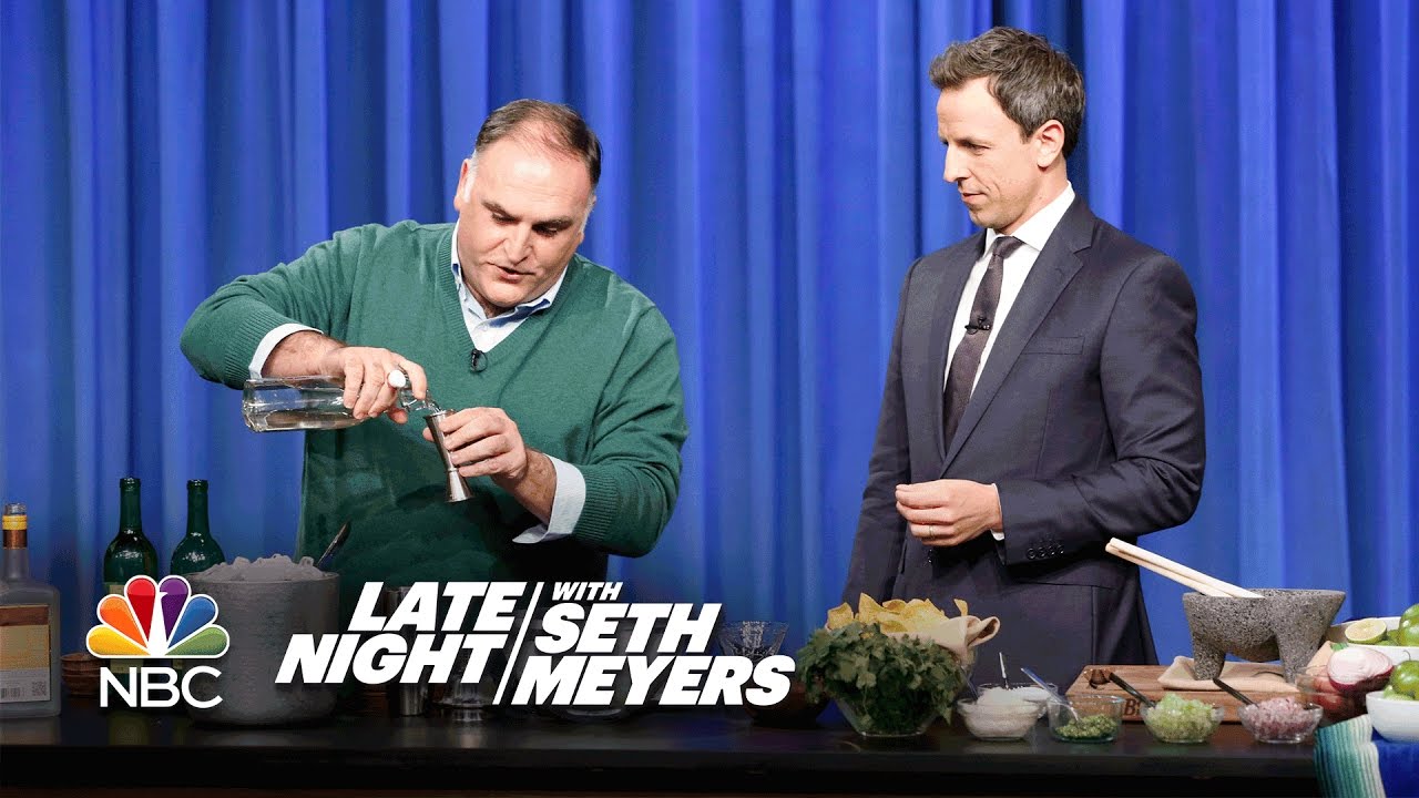 José Andrés and Seth Make Thanksgiving Margaritas and Guacamole