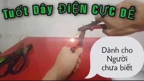 KĨ NĂNG SỬ DỤNG KÌM TUỐT DÂY ĐIỆN BẠN NÊN BIẾT