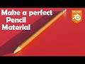 ازاى تعمل ماتريال للقلم بالنودز (Make material for pencil with procedural nodes)