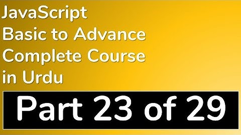 23 How to Remove Element with DOM in JavaScript in Urdu - JavaScript Tutorial in Urdu