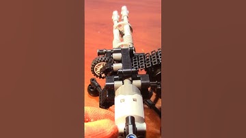 Mini LEGO Technic Gatling MOC #lego #moc #diy