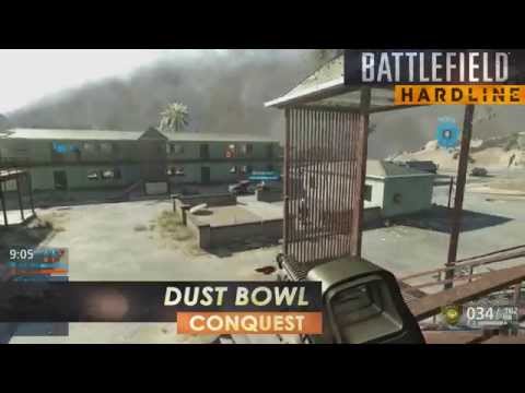 Battlefield Hardline Gameplay | Conquest on Dustbowl