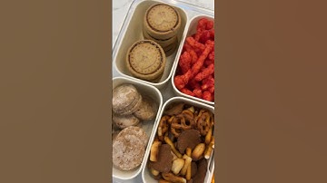 Road Trip Snack Box 🚘🥨 #asmr #snackbox #restock #roadtrip #snacks #candy #viral #shorts #fyp #food