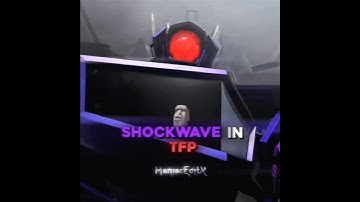 "MOST ILLOGICAL" Shockwave TFP edit | MONTAGEM INVASÃO | #edit  #transformers #shorts #4k