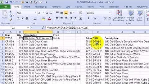 CFO Learning Pro - Excel Edition - 9-24-12 VLOOKUP Left