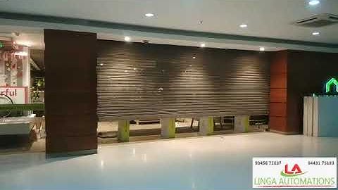 Rolling shutter automation @ brookfields Coimbatore