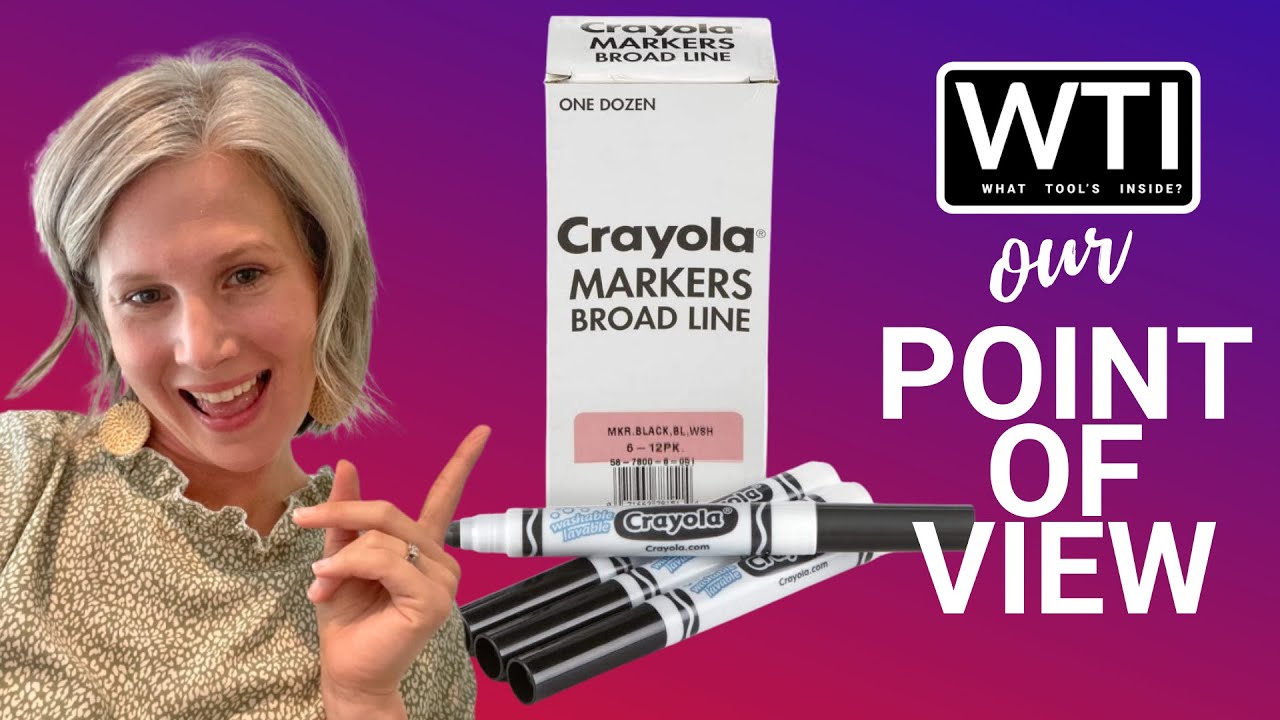 Our Point of View on Crayola Black Washable Markers From  