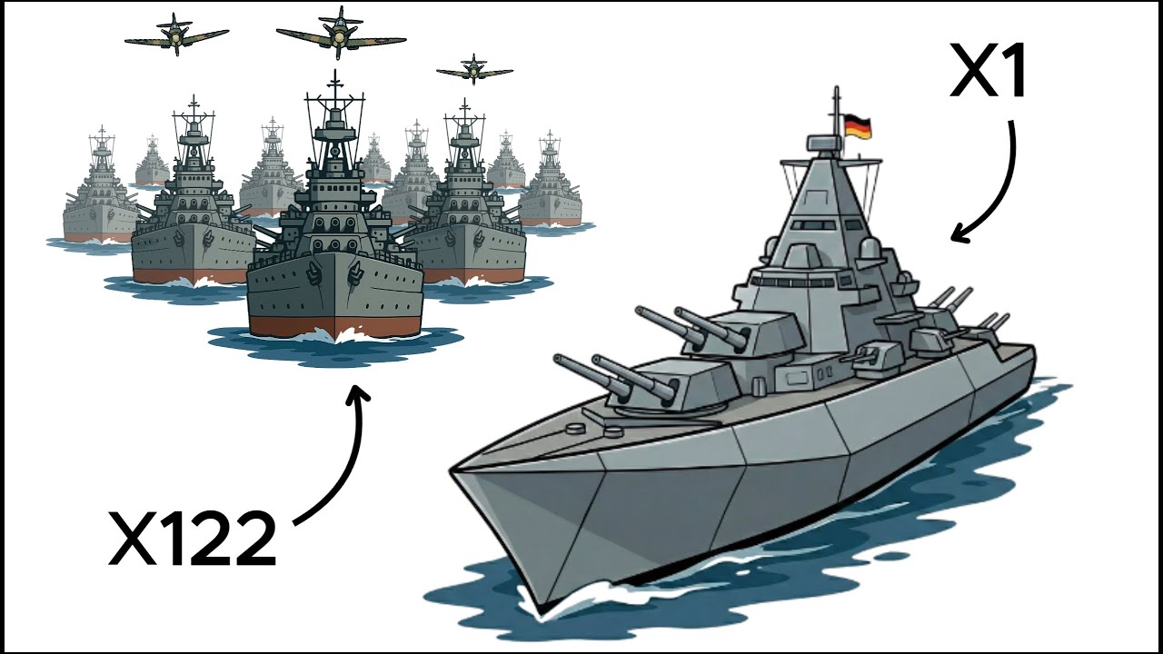 What If a Stealth Battleship Fought in WW2?