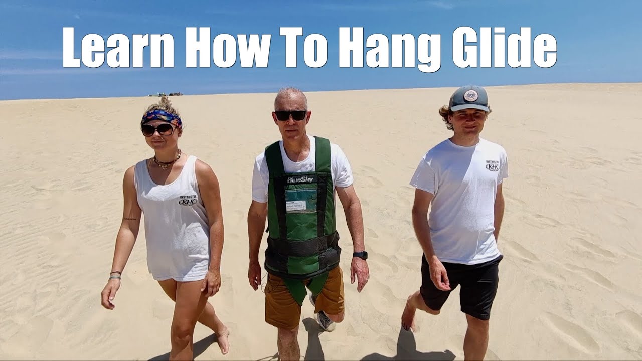 What Learning How To Hang Glide Looks Like - YouTube