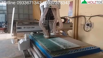 MÁY GIA CÔNG VÁN ROUTER CNC NESTING 3 trục dao cắt ván khoan ván làm hàng nội thất chuyên nghiệp