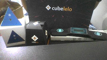 Unboxing Gan Pyraminx,Yj Timer(Black),Cubelelo Colour Splash Mat and Cubelelo Cube Cover
