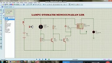 SIMULASI RANGKAIAN LAMPU OTOMATIS MENGGUNAKAN SENSOR CAHAYA (LDR) DI PROTEUS #Teknik#Untirta#Elektro