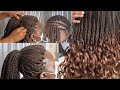 CROCHET BOX BRAIDS | How to Make Crochet Braids with Curly Ends | in 30mins