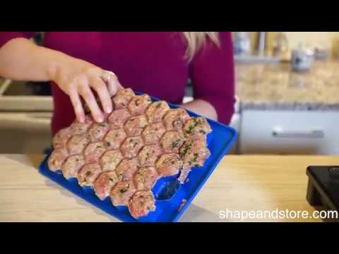 The Meatball Master- Just Season, Pack it in, Freeze it, & Take them o