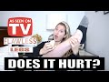 DOES IT HURT? | TESTING FLAWLESS LEGS | AS SEEN ON TV PRODUCT REVIEW | JACKELYN SHULTZ