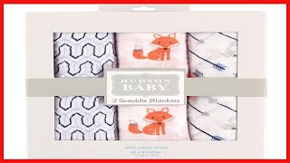 Great product -  Hudson Baby Uni Baby Cotton Muslin Swaddle Blankets, Foxes 3-Pack, One Size