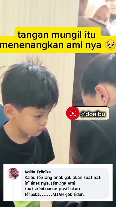 Pelukan Kecil yang Penuh Makna: Saat Anak Menenangkan Sang Ibu 😭 #nikitamirzani #short