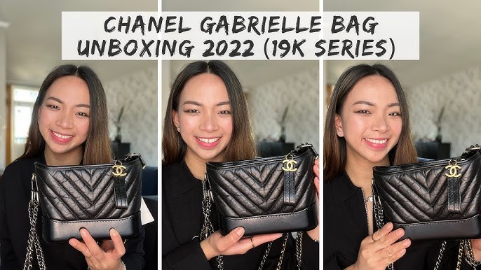 Chanel Gabrielle Crocodile Embossed Calfskin Small Hobo 💓 Unboxing + Try  On 