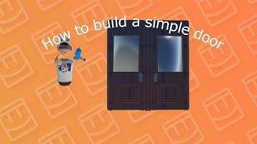 How to build a simple door (RecRoom tutorial)