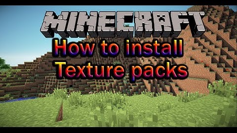 How to install texture packs (Minecraft 1.8) [Simple]