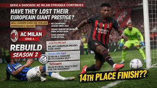 REBUILDING AC MILAN ⚫🔴 | SACKED?? | Season 2